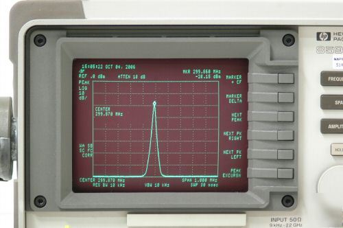 Hp agilent 8592B portable rf spectrum analyzer 22GHZ