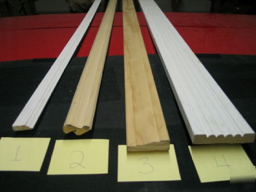 Large lot of 330 pcs w/ pine interior casing trim 