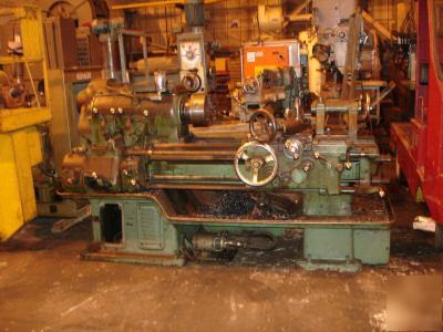 Monarch engine lathe machine threading 2 chucks 