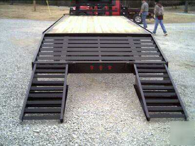 New 2007 20' plus 5' gooseneck equipment trailer 