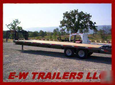 New 2007 20' plus 5' gooseneck equipment trailer 