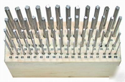 New hss chucking reamer number SIZE1-60# 60PCS set - 