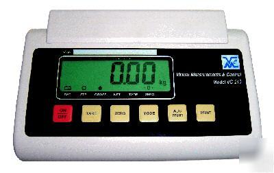 MNM LP7515-3k S-Type Load Cell & Digital Indicator Kit - 3000lb X 0.5lb, 20' Cable