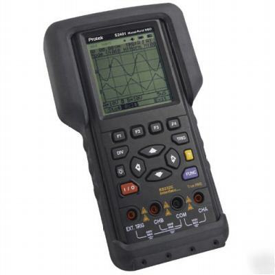 Protek dual channel handheld oscilloscope. S2401.