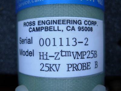 Ross engineering hi-z 25KV phasing tester voltmeter