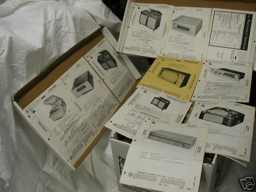 Sams photofact folders--full sets--vintage 621-630