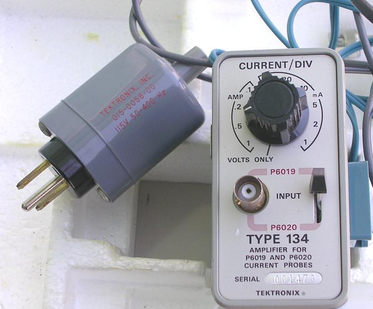 Tektronix P6019 current probe with 134 amplifier