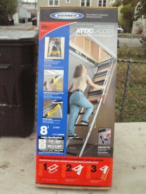 Attic ladder werner 8' S2208