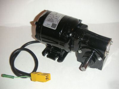 Bodine electric #nsh-12RH dc gearmotor 24A4BEPM-3F 60:1