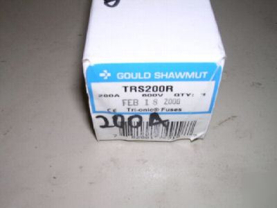 Gould-shawmut TRS200R time delay 600V 200A fuse