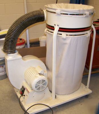 Jet 2 hp single phase portable dust collection system