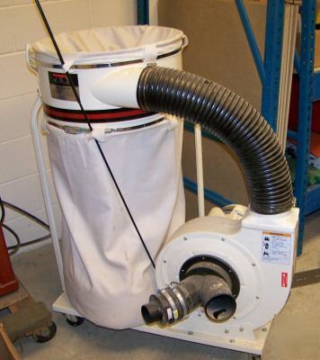 Jet 2 hp single phase portable dust collection system