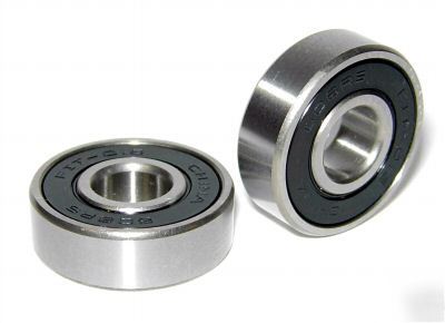 New (2) 608-rs-emq, electric motor quality bearings, 