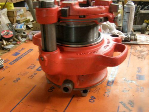 Ridgid 141 2-1/2 to 4 jam proof geared pipe threader 