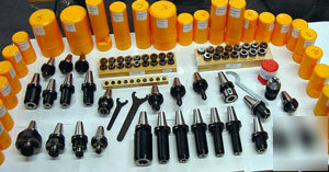 1) 33PCS jumbo CAT40 tooling package- 