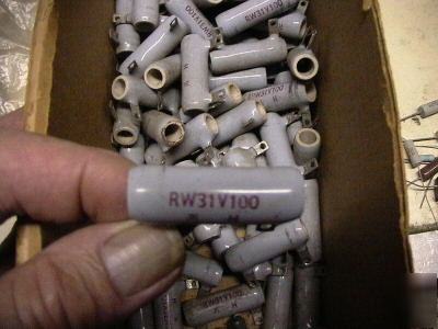10 ohm 15 watt resistor ww vintage dale RW31V100 u.s.a