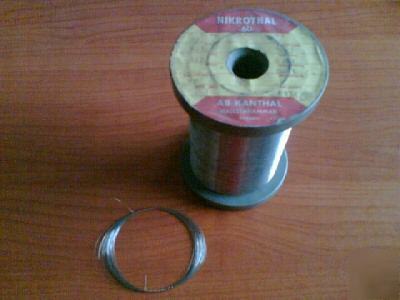 38 ga, 30 ft, nichrome resistance wire, nikrothal 60