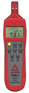 Amprobe thwd-2 digital sling psychrometer meter tester