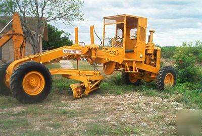 Austin western motor grader model 88H 4X4/texas