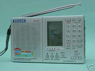 Digital tuning pll fm/am/sw world receiver radio 1102