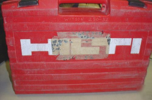 Hilti te 6-s rotary hammer drill w/bits and hardcase