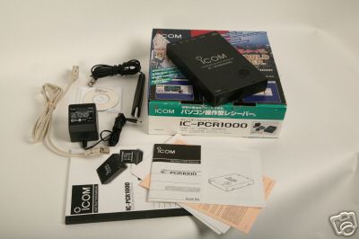 Icom pcr-1000 pcr 1000 computer receiver with ssb