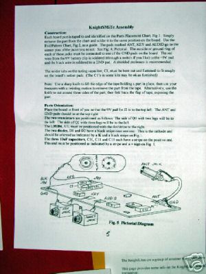 Knightlites qrp club knightsmite transceiver kit