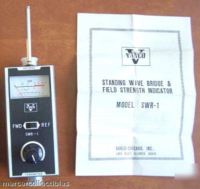 Like new vanco field strength & swr meter ( condition)