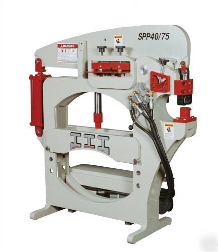 New 75 ton iroquois ironworker-press-pipe bender-brake