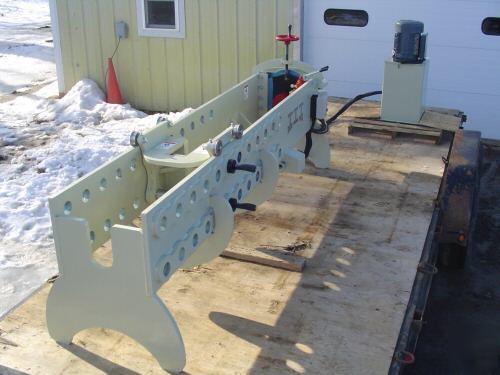 New 75 ton iroquois ironworker-press-pipe bender-brake