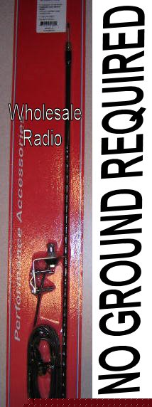 No ground cb radio antenna 3FT with coax cable & mount