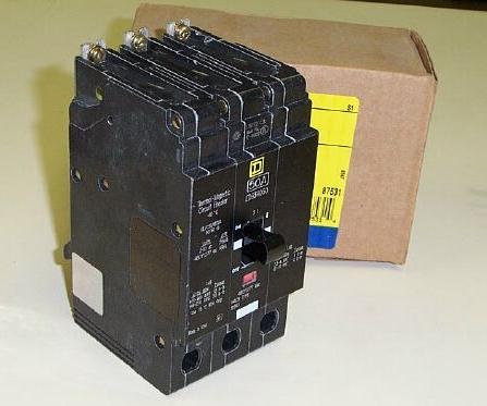 Square d circuit breaker edb 3P 60A EDB34060