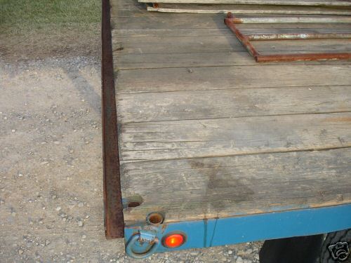 12' trailer equipment wood hauler tractor skidsteer