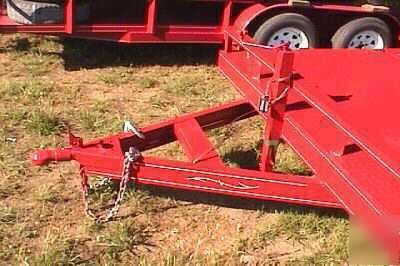 12K 18+4 tilt car hauler tandem utility trailer 