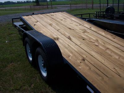 12K 18+4 tilt car hauler tandem utility trailer 