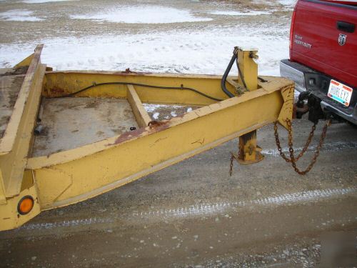 18' equipment backhoe dozer skid steer tractor trailer