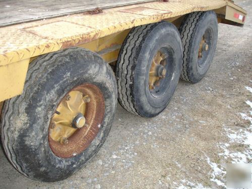 18' equipment backhoe dozer skid steer tractor trailer