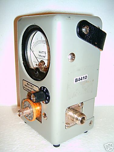 Bird 4410 thruline directional wattmeter w/ element b 