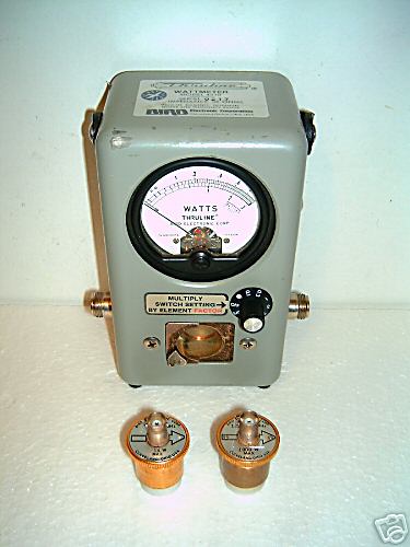 Bird 4410 thruline directional wattmeter w/ element b 