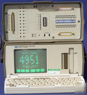 Hewlett packard hp 4951B protocol analyzer with 1817A