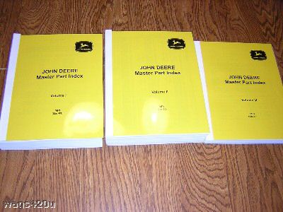 Huge john deere master part index a b d g m 330 430 730