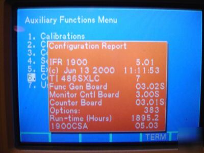 Ifr 1900-5 cellular test equipment ***low ***