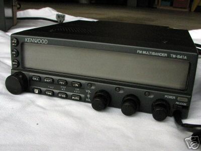 Kenwood tm-641A 2M/220/440 tri-band ham radio rare mint