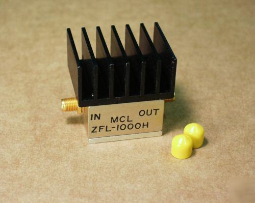 Mini circuits zfl-1000H amplifier, 28DB gain, +20DB out