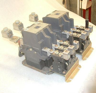 New 2 westinghouse 100 hp 135A size 4 motor starters 