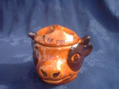 Perfect condition ceramic beef dripping face pot