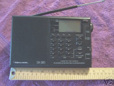 Realistic dx-380 shortwave digital receiver vgc slim