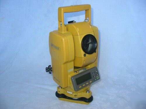 Topcon gpt-1001 dual display total station 4 surveying