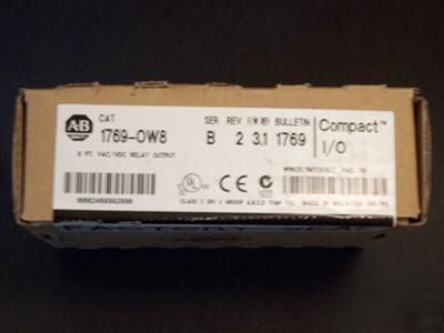  1769-OW8 allen bradley compact i/o relay output /fs