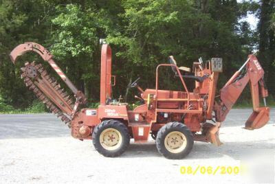 99 ditch witch 3610 trencher / backhoe / dozer blade